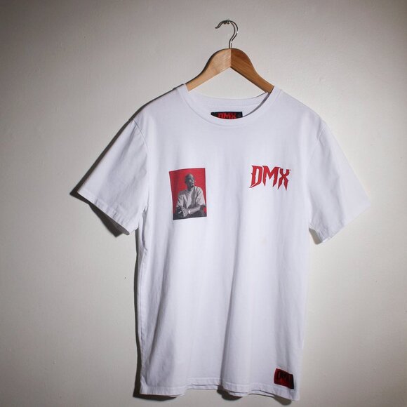 DMX Other - DMX Shirt Men Medium White Rap Tee w/ Stains